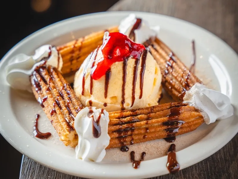 Churros at El Metate Dunlap